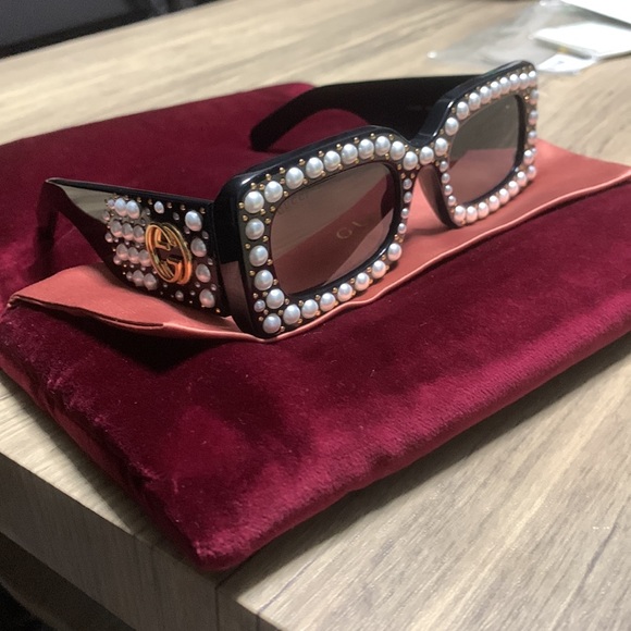 Gucci Hollywood forever rectangular sunglasses main image 9